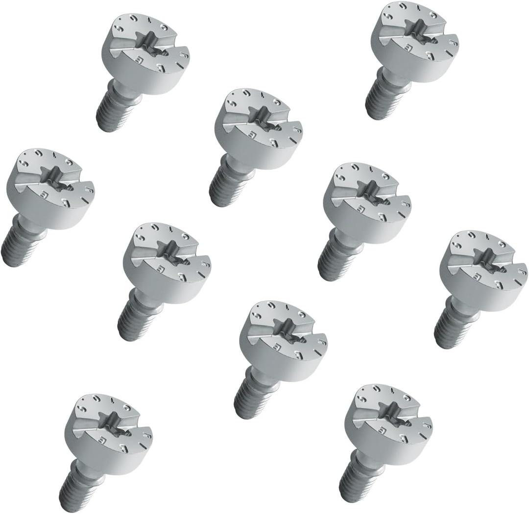 Generic Chainsaw Cover Screw Fits for Stihl Chainsaw Saw Parts, for Models MS231 MS231C MS251 MS251C MS271 MS271C MS291 MS291C, Replace 9022-319-1028, 9022 319 1028, 90223191028, 10Pcs, Silvery