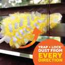Swiffer Duster Kit with 3 ft Extendable Handle, Heavy Duty Dusting Starter Kit with 12 Refills, for Ceiling Fans, Vents and Hard to Reach Places
