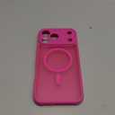 MOCCA Magnetic for iPhone 17 Pro Max Case, (Compatible with Magsafe) (16FT Military Grade Protection) Full Camera Protection Anti-Fingerprint Slim Translucent Matte Phone Cover 6.9",Hot Pink