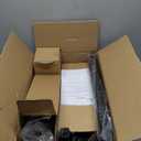 Triple Monitor Desk Mount,Three Monitors Stand Fits 3 Screens up to 27 inch,Load Bearing 17.6 lbs Per Arm,Fully Adjustable,Clamp & Grommet Mount,VESA Mount 75x75/100x100mm