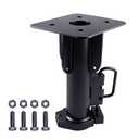 STEGEWOP 15" 5th Wheel to Gooseneck Adapter Hitch, 30,000 lbs | Heavy Duty Towing Conversion, 2-5/16" Ball & 15" Height, Q235 Steel Hitch for RV, Flatbed Trailer & Horse Trailer