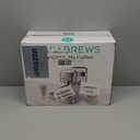 CASABREWS 3700 Essential Espresso Machine 20 Bar, Stainless Steel Cappuccino & Latte Machine with Steam Frother for Home, 43.9oz Water Tank, Coffee Gift for Women & Men, Silver