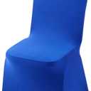 VEVOR Chair Covers, Polyester Spandex Chair Cover, Stretch Slipcovers for Wedding Party Dining Banquet Flat-Front Chair Covers (Royal Blue-a, 10PCS)