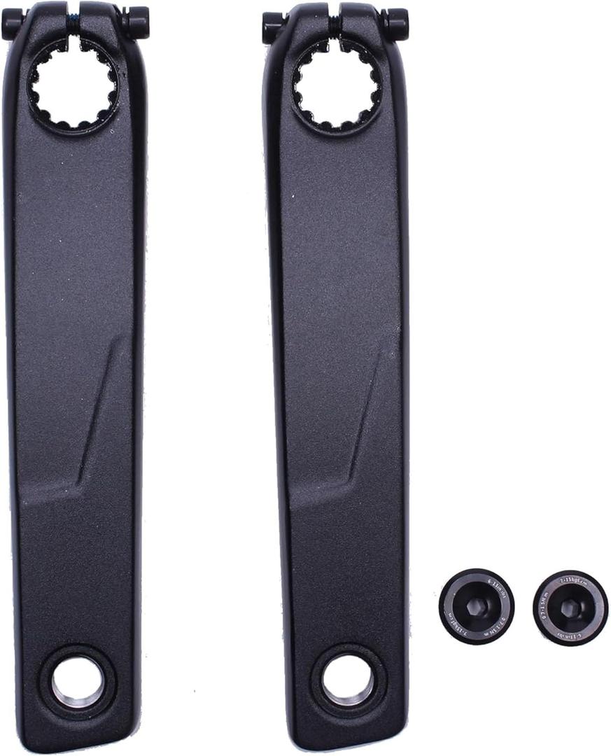 PROWHEEL Ebike BFG Crank Arm,152MM/160MM/165MM/170MM Forged Alloy 6061 T6 Electric Bicycle Crank Arm for BAFANG M800 M600 M510 M500 M420,Electric Bike,Motor Mid Mounted Motor, Size: Crankarm 152mm