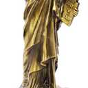 FUNHOKO Statue of Liberty America 12.5 Inches Metal Model Souvenir Home Decor Gift Copper Tint for Friends,New York City Party Supplies (32 cm)