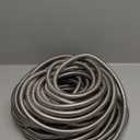 BIONIC STEEL 100 Ft Metal Garden Hose with Sprayer Nozzle, Non Kinking Designed Stainless Steel Heavy Duty Water Hose 100 Ft x 5/8 in. Flexible NON Expandable for Uninterrupted Water Flow, 500 PSI