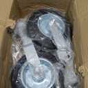 ForoGore 2 Pack Gate Wheel for Metal Swing Gate with 1-5/8" Thru 2" Gate Frames, Heavy Duty Fence Gate Wheel, Gate Helper Wheel Gate Support Wheel Gate Caster for Chain Link Fence