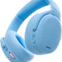 Skullcandy Crusher ANC 2 Wireless Over-Ear Bluetooth Headphones with Multi-Sensory Bass, Active Noise Cancelling, Up to 60 Hours Battery, Microphone for iPhone Android - Preppy Blue