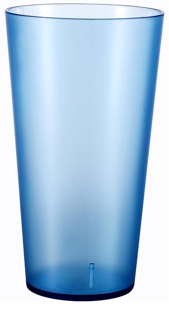 32-ounce Plastic Tumblers, Acrylic Larger Drinking Glasses, set of 6 Multicolor Reusable Plastic Cups, Stackable, BPA-Free, Shatter-Proof, Dishwasher-Safe