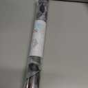 DKTIE Retro Stain Glass Window Film for Glass Bas-Relief Texture 2nd Generation Frosted Film Two-Way Privacy Day and Night 3D Static Stained Glass Cling Tint (S631, 17.7in X 118.1in)