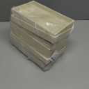 Caeuiciw 8 Pcs Small Velvet Jewelry Tray Stackable Jewelry Drawers Organizer Trays Jewelries Storage Trays 8.3 x 4.7 x 1 Inches (Beige)