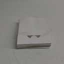 ONE MORE [15pcs] 8" White Bakery Pie Boxes, White Cardboard Cookie Box with Window Auto-Popup Natural Disposable Pastries Boxes 8x8x2.5inch,Pack of 15