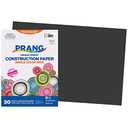 Prang (Formerly SunWorks) Construction Paper, Black, 12" x 18", 200 Sheets