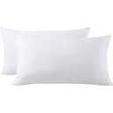 Bed Pillows (Pack of 2, White), 17"x33" Soft King Bed Sleeping Pillow