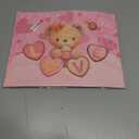 ORNACELE 1 Pack Valentines Gift Bags, 13 x 10.2 x 4.9 in, with Cards and Tissue Paper, Happy Valentines Day Paper Bags for Party