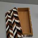 Handicrafts Home Large Decorative Storage Box 12x6 Coffee Table Organizer Box, Modern Home Dcor Accent, Keepsake Memory Box, Jewelry Storage Box, Boho Decorative Box with Lid for Shelf, Mantle Decor (MARQUET-COSMO)