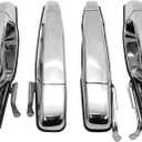 X4XZ Chrome Exterior Outside Door Handles for 2007-2014 Chevy Silverado 1500/2500/3500 Tahoe Suburban Avalanche/GMC Sierra 1500/2500 /3500 Yukon Yukon XL/Cadillac Escalade Escalade ESV Escalade EXT