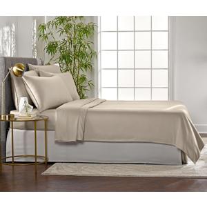 Pure Bamboo King Sheets, Genuine 100% Organic Viscose Derived from Bamboo Bed Sheet Set, Luxuriously Soft & Cooling