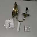 Livex Lighting 4151-01 Wall Sconce with No Shades, Antique Brass, 4.25"W x 7"H