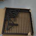 Panel Display Stand, Grid Wall Panels W/Wheels&T-Base, Floorstanding Retail Display for Home, Store, School, Kitchen, Wedding, Florist, Craft Fair Display, Retail Store, Office