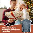 Heating Pad for Back Pain Relief, Large Electric Heat Pad for Neck and Shoulders, 6 Heat Settings & Auto Shut Off Hot Pad, Machine Washable Ultra Soft Fabric, Gifts for Women, Men, Mom, Dad (37''x 24'', Dark Gray)