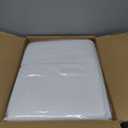 BESTVIP 6 Pack 120" White Round Fabric Tablecloths | Fits 48"-78" Tables | Polyester Washable Decorative Table Cloth Cover for Wedding, Reception, Banquet, Birthday, Parties, Buffets, Restaurant