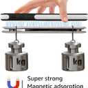 for iPhone Xs Max 6.5" Phone case[Compatible with magsafe][RFID Blocking Leather][Magnetic 2-in-1 Detachable][Back Flip Folio Wallet Cases] Shockproof Men Women Cover for Apple XS Max White