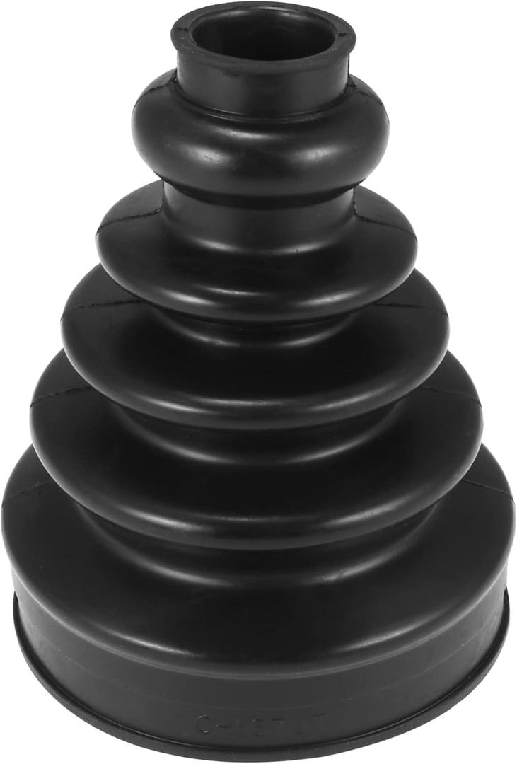 uxcell CV Joint Boot 0.94 Inch Diameter Dust Dirt Protective Rubber Cover Universal for Car Black