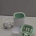 Momcozy Bottle Warmer, Fast Bottle Warmers for All Bottles with Timer, Accurate Temperature Control and Automatic Shut-Off, Multifunctional Bottle Warmer for Breastmilk (Green+White)