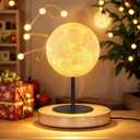 Moon Lamp Small Table Lamp for Bedroom, Dimmable Bedside Table Lamp with 30 Modes, Night Light Bedside Lamps for Night Stands, Desk Lamp for Living Room, Office, Dorm, Birthday Gifts for Kids Teens
