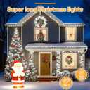 Christmas Lights 1000 LED 328 FT, Waterproof Christmastree Lights with 8 Modes, Remote Control 3 Timers & Memory Function Xmas Decorations for House and Holiday (Cool White)