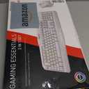 Redragon Updated Programmable Gaming Keyboard and Mouse, RGB Backlit Keyboard Mouse with Software, Independent Macro Record Keys, Value Combo Set, White - S101-3 PRO