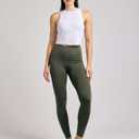 Real Essentials 4-Pack: Women's Full Length Fitted Athletic Yoga Performance Leggings with Pockets (Available in Plus Size) (XXL)