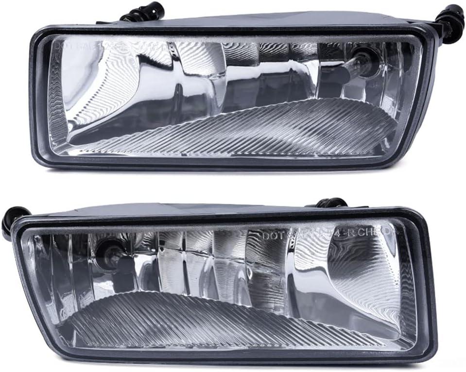 G-PLUS Front Bumper Fog Lights Compatible with Ford Explorer 2006-2010/Fit Explorer Sport Trac 2008-2010 Pair Driver and Passenger Side Driving Fog Lamp Accessories Clear Lens