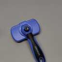 Swihauk Self Cleaning Slicker Brush - Skin Friendly Deshedding Grooming Tool for Dogs & Cats, Suitable for Shedding & Haired Pets, with Pet Supplies Accessories, Blue