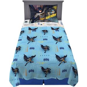 Franco Kids Bedding Super Soft Microfiber Sheet Set, Twin, Batman