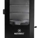 Masterbuilt 40-inch Digital Electric Vertical BBQ Smoker with Leg Kit, Side Wood Chip Loader and 970 Cooking Square Inches in Black, Model MB20070122
