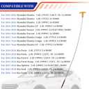 Engine Oil Level Dipstick Compatible with Hyundai 2011-2018 Elantra, Sonata, Tucson, for 2012-2018 Kia Forte, Forte5, Forte Koup, Optima, Soul Replaces# 26611-2E021