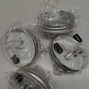 Mason Jar Pour Spouts. free flow Mason Jar Pour Spouts, mason jar for spout regular mouth size 70mm dispenser germination cover. Suitable for any liquid. Leak-Proof 4-Pack + 8 Lid Caps (silver color)