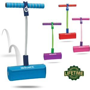 New Bounce Pogo Stick for Toddlers - Foam Jumper for Age 3,4,5,6,7,8 - Outdoor Jumping Toys - Birthday Gift for Toddler Girls and Boys (Blue)