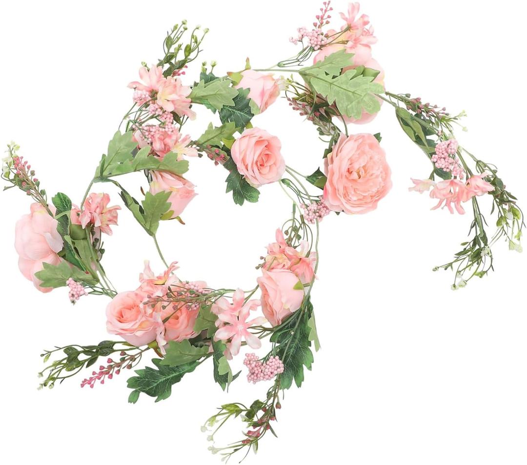 Artificial Rose and Peony Garland Faux Flower Vine for Home Decor Wedding Arches and Party Decorations Beautifully Realistic Lightweight Easy to