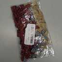 JOICEE 120 Pcs Christmas Mini Burlap Bow Buffalo Plaid Bows for Craft, Red and Black Checkered Gingham Ribbon Farmhouse Home Decoration for Christmas Tree Gift Decorations