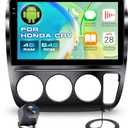 4+64G Car Stereo for Honda CRV 1997 1998 1999 2000 2001with Wireless Carplay and Android Auto, Driauto 9 inch Touch Screen Android Radio for Honda with Bluetooth Mirror Link WIFI GPS SWC FM/RDS EQ USB