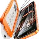 iPhone 17 Pro Max Screen Protector Military Grade Protection (Scratch, Shatter, Drop Resistance) Tempered Glass Full Edge Coverage 6.9", 2 Pack