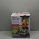 BLACK+DECKER PowerCrush Multi-Function Blender with 6-Cup Glass Jar, 4 Speed Settings, Silver