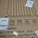 ALLAIBB Extra Wide Pressure Mount Baby Gate Auto Close Black Metal Child Dog Pet Safety Gates with Walk Through for Stairs,Doorways,Kitchen and Living Room (62.20-71.26"/158-181cm)