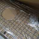 Serene Valley Sink Bottom Grid 23" X 13", Centered Drain with Corner Radius 2", NDG2313C