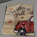 Texupday Patriotic American Red Truck Daisy Floral Memorial Day Mailbox Cover with Magnetic Strip July 4th Mailbox Wraps Post Letter Box Cover Standard Size 21" X 18" for Garden Outdoor Yard Decor