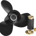 YOUNG PROPS 13 3/4 x 15Replace OEM#48-77342A45 Upgrade Aluminum Boat Propeller for Mercury Engines 40 50 60 70 75 80 90 100 115 125 140 150HP 13.75dia x 15 Pitch Hub Kits Included 15Spline Tooth RH