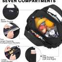 Artelaris Insulated Lunch Bag for Women,Leak-Proof Cooler Lunch Box, Cooling Tote for Adult,with 7 Pockets,Adjustable Strap(15 Liters)